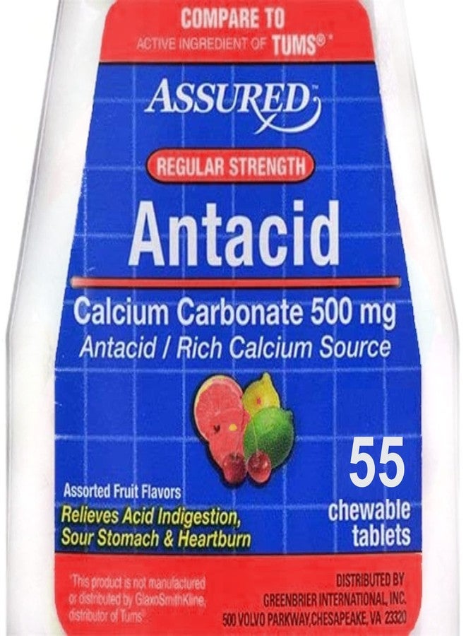 Assured Anti-Acid with Calcium, Regular, 60 Chewable Tablets - Image 2